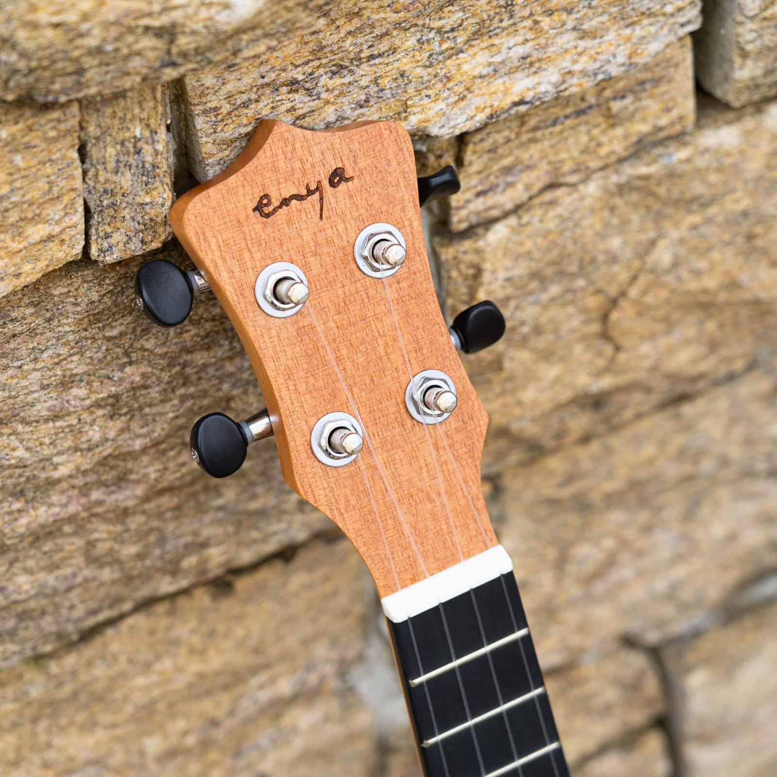 Ukulele Soprano Enya 21" Tapa de Caoba Maciza Kit para - Imagen 4