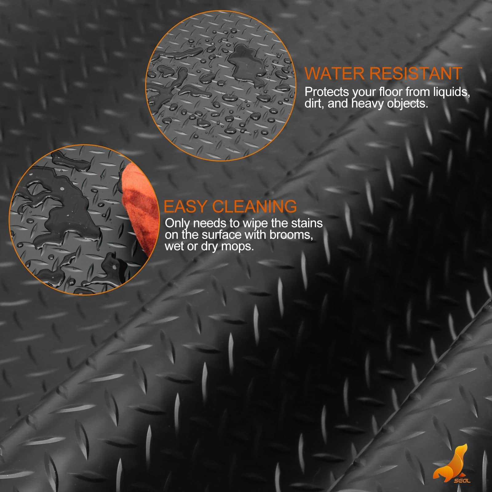 Tapete de Piso para Garaje de 4 x 8 pies Premium de SEAL, - Imagen 4