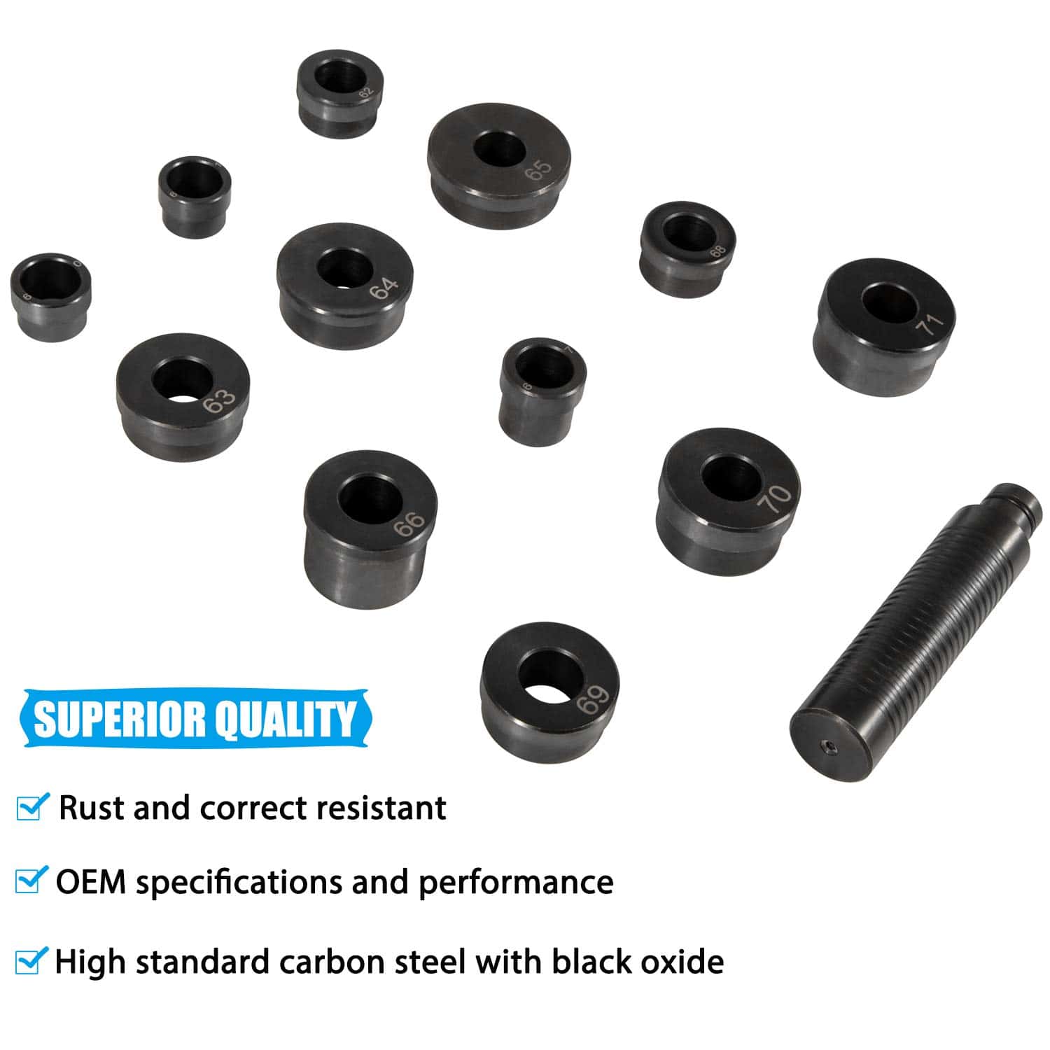 Kit de instalador y removedor de sellos y bujes E-cowlboy - Imagen 3