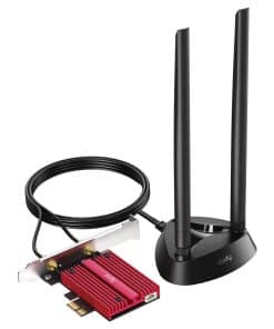 Tarjeta PCIe Cudy New AX5400 WiFi 6E, Adaptador Bluetooth