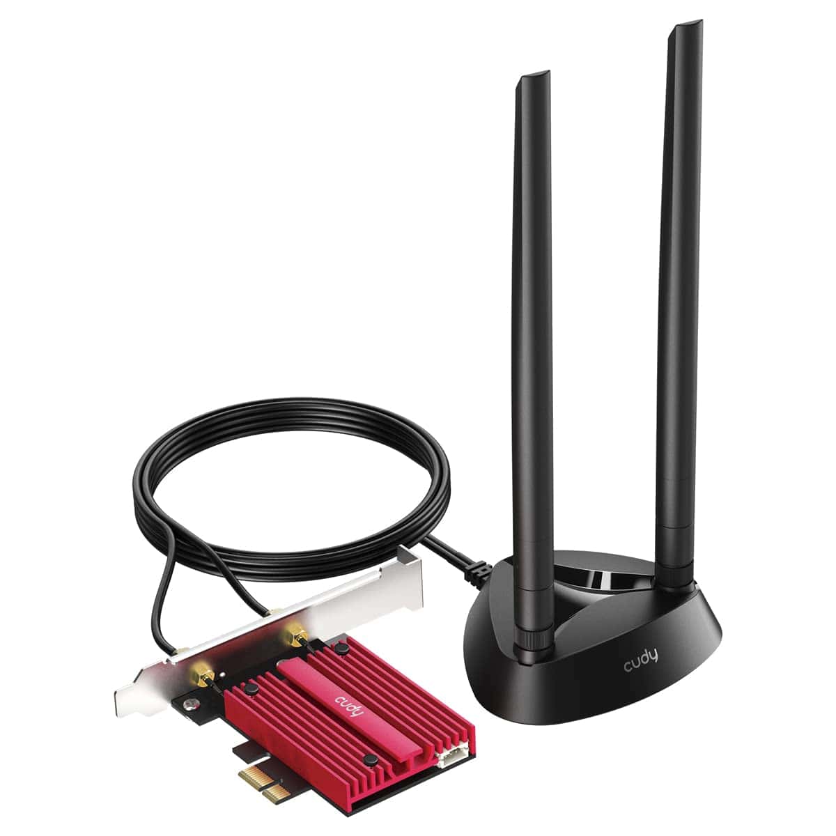 Tarjeta PCIe Cudy New AX5400 WiFi 6E, Adaptador Bluetooth