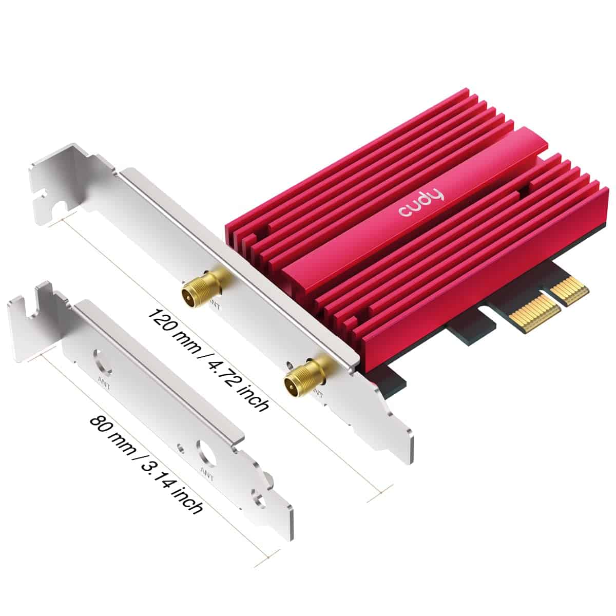 Tarjeta PCIe Cudy New AX5400 WiFi 6E, Adaptador Bluetooth - Imagen 8