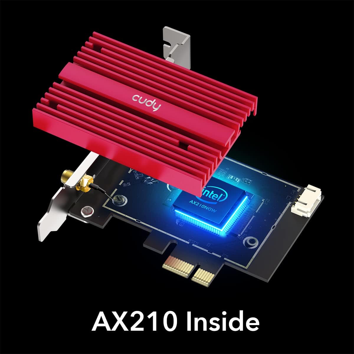 Tarjeta PCIe Cudy New AX5400 WiFi 6E, Adaptador Bluetooth - Imagen 6