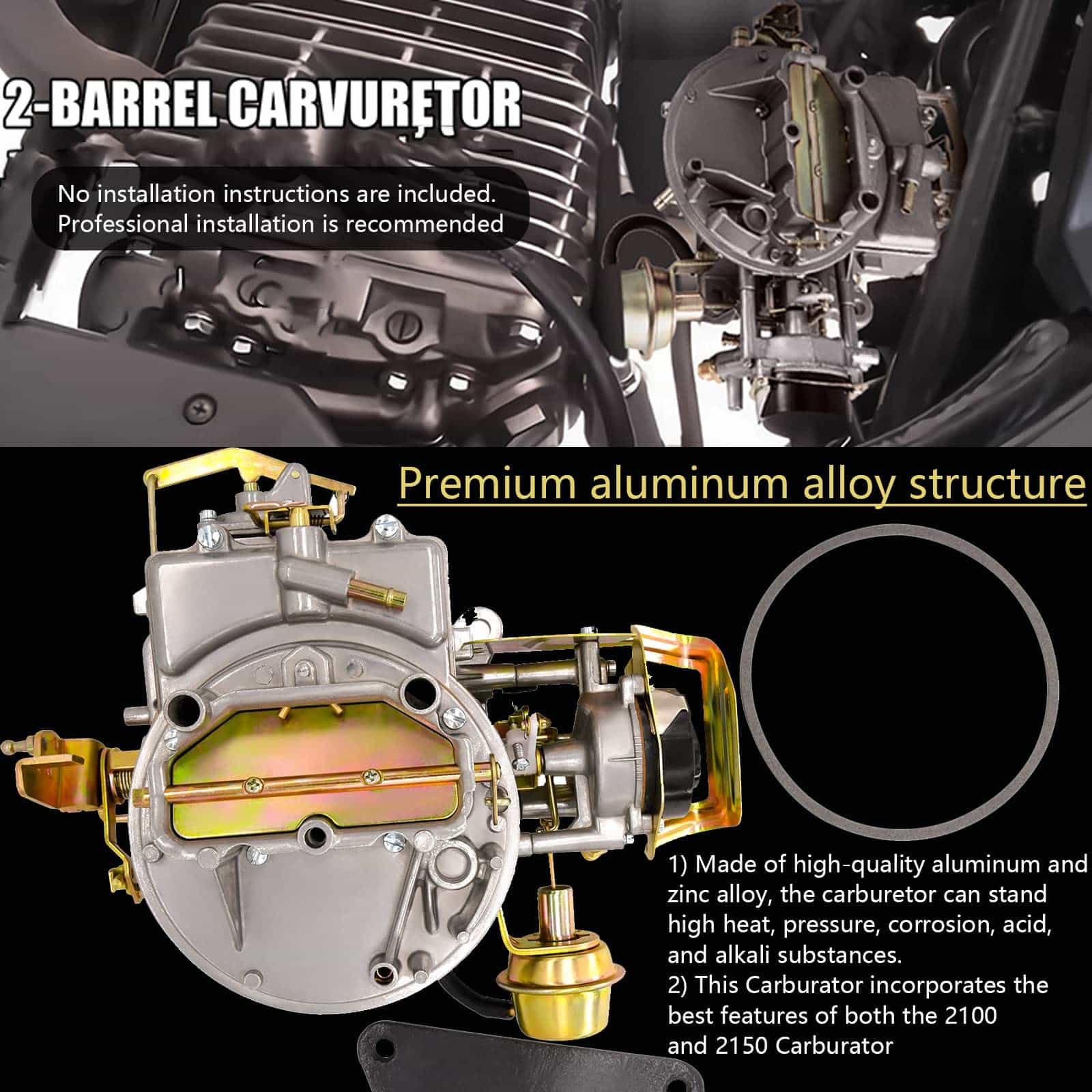 Carburador de 2 Barriles 2100 2150 Compatible con Ford 289 - Imagen 8