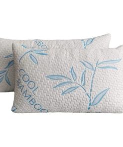 Almohadas Queen Size 2 Pack de Rayón Hechas de Bambú para