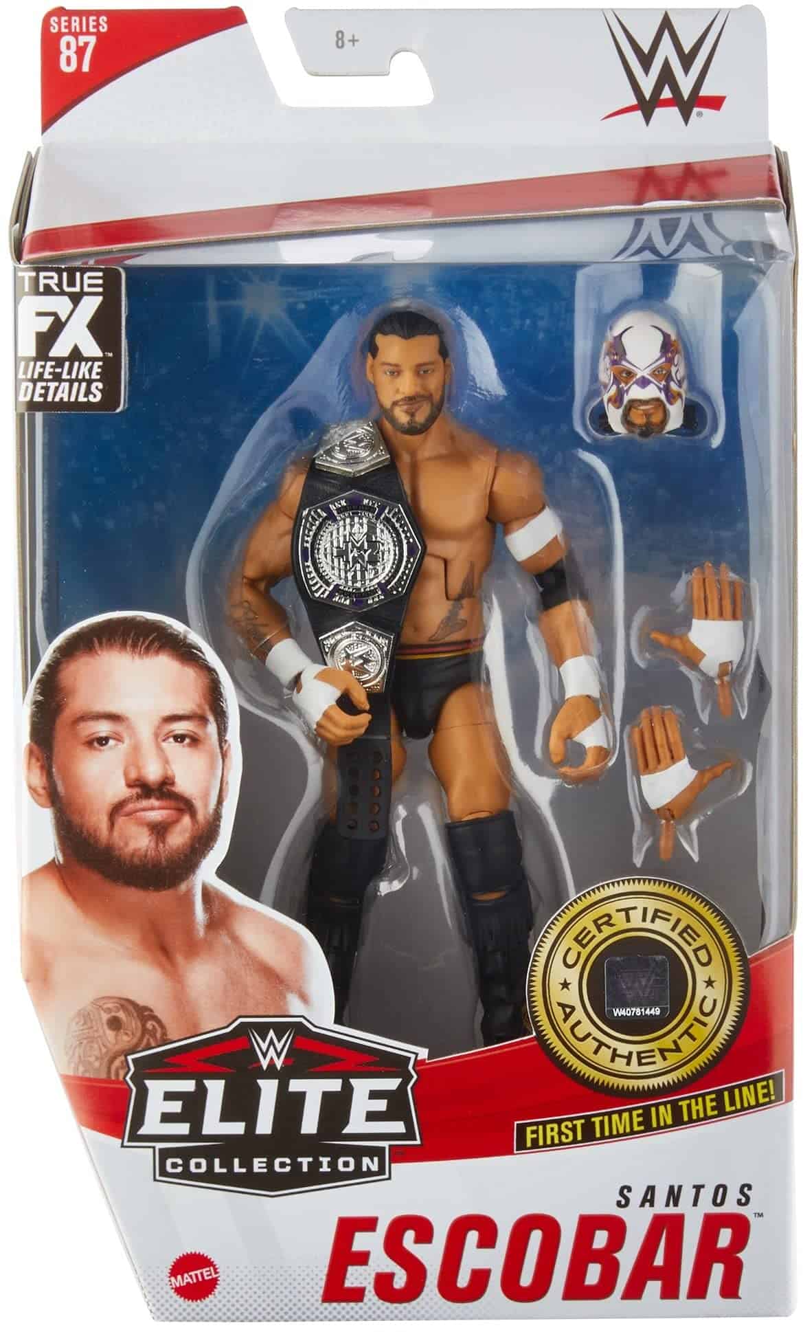 Figura de acción WWE Santos Escobar Elite Collection Series - Imagen 7
