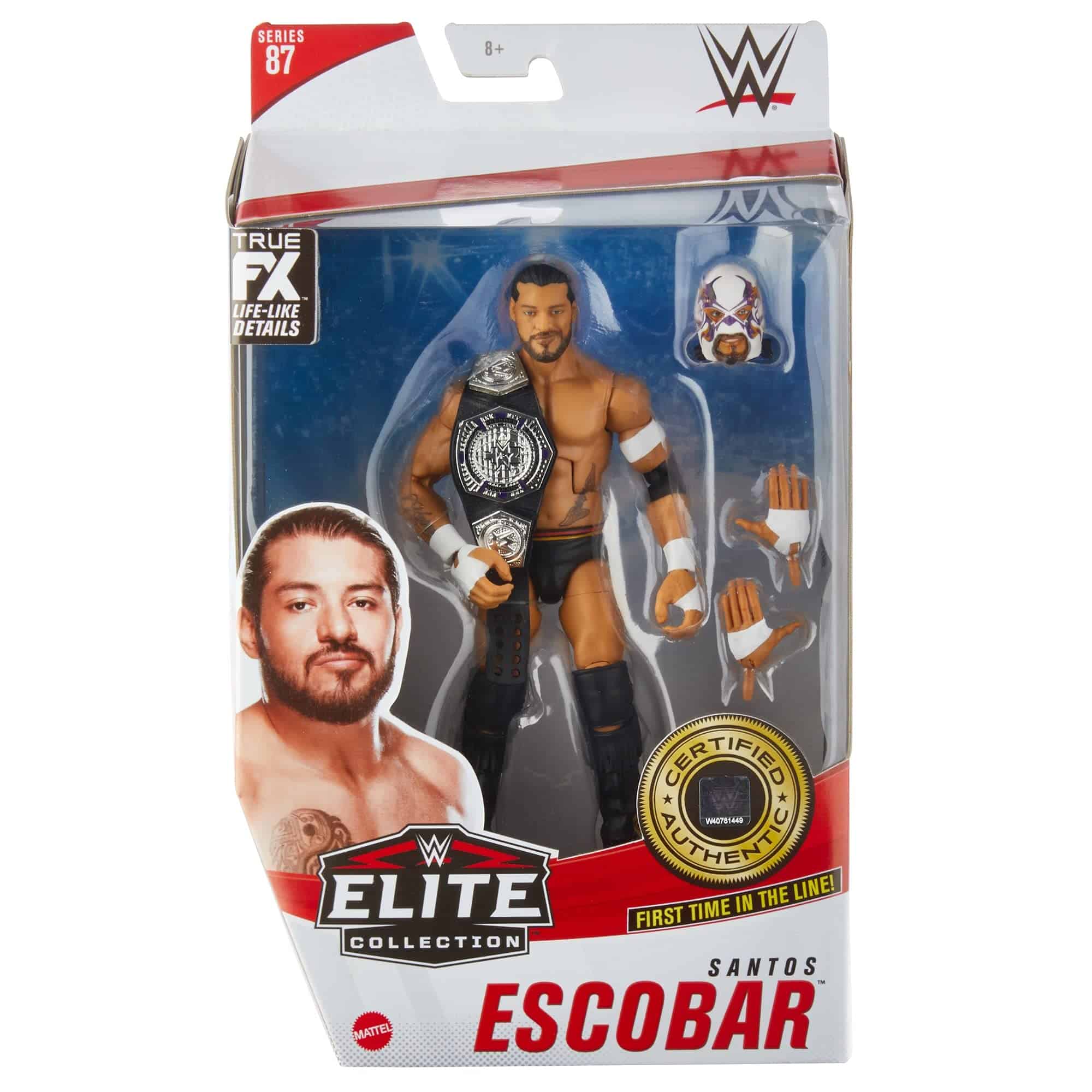 Figura de acción WWE Santos Escobar Elite Collection Series - Imagen 8