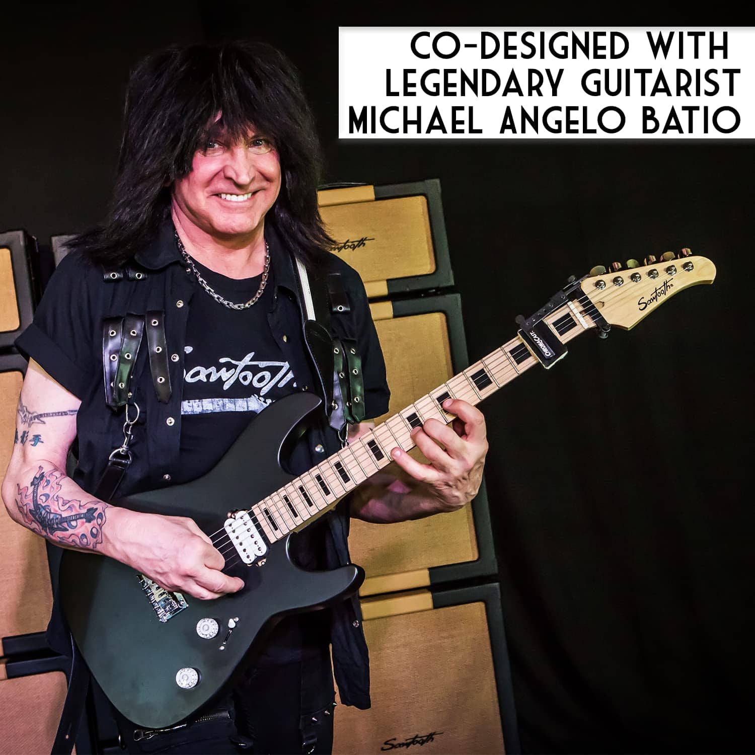 Guitarra Eléctrica Sawtooth ST-M24 de 6 Cuerdas, Diestra - Imagen 3