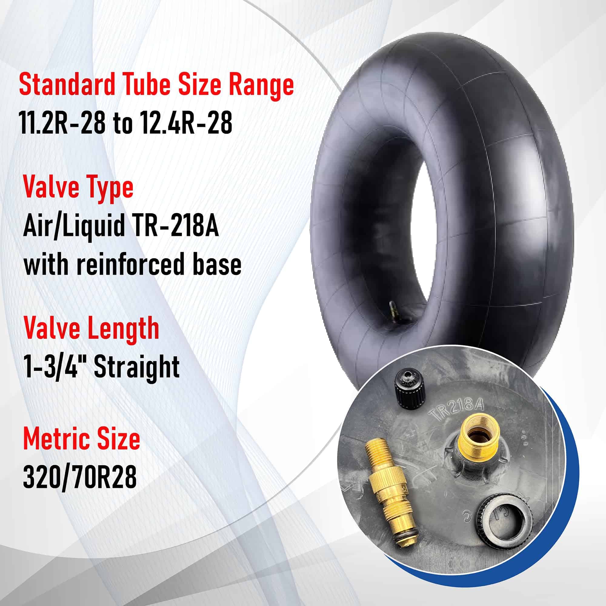 Cámara interior para Tractor/Implemento de Goma Trans - Imagen 4