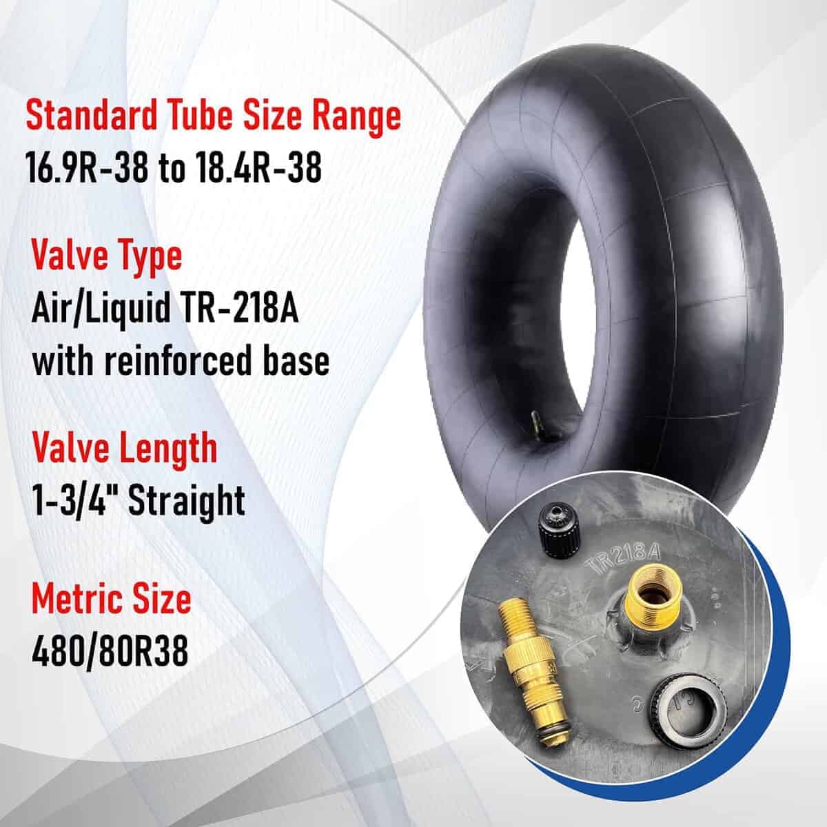 Cámara interior para tractor/implemento de goma Trans - Imagen 4