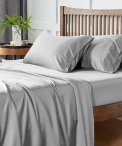 Juego de Sábanas Queen Size CozyLux de Enfriamiento, Rayón