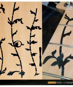 Calcomanías de incrustación para marcas de -rla negra