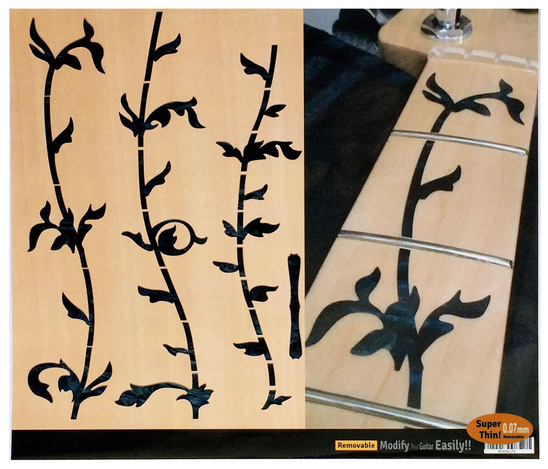 Calcomanías de incrustación para marcas de -rla negra