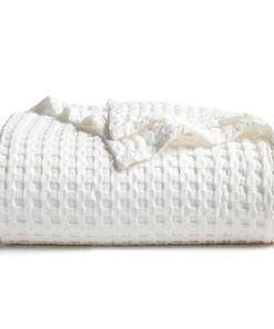 Manta de Algodón de Piqué Refrescante Bedsure - Manta