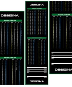 Tapete de Dardos Designa MAT19 | Tapete de Dart con diseño