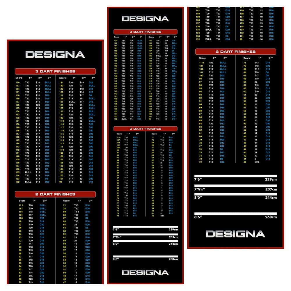 Tapete Designa Darts MAT20 | Tapete de Dardos de Alfombra