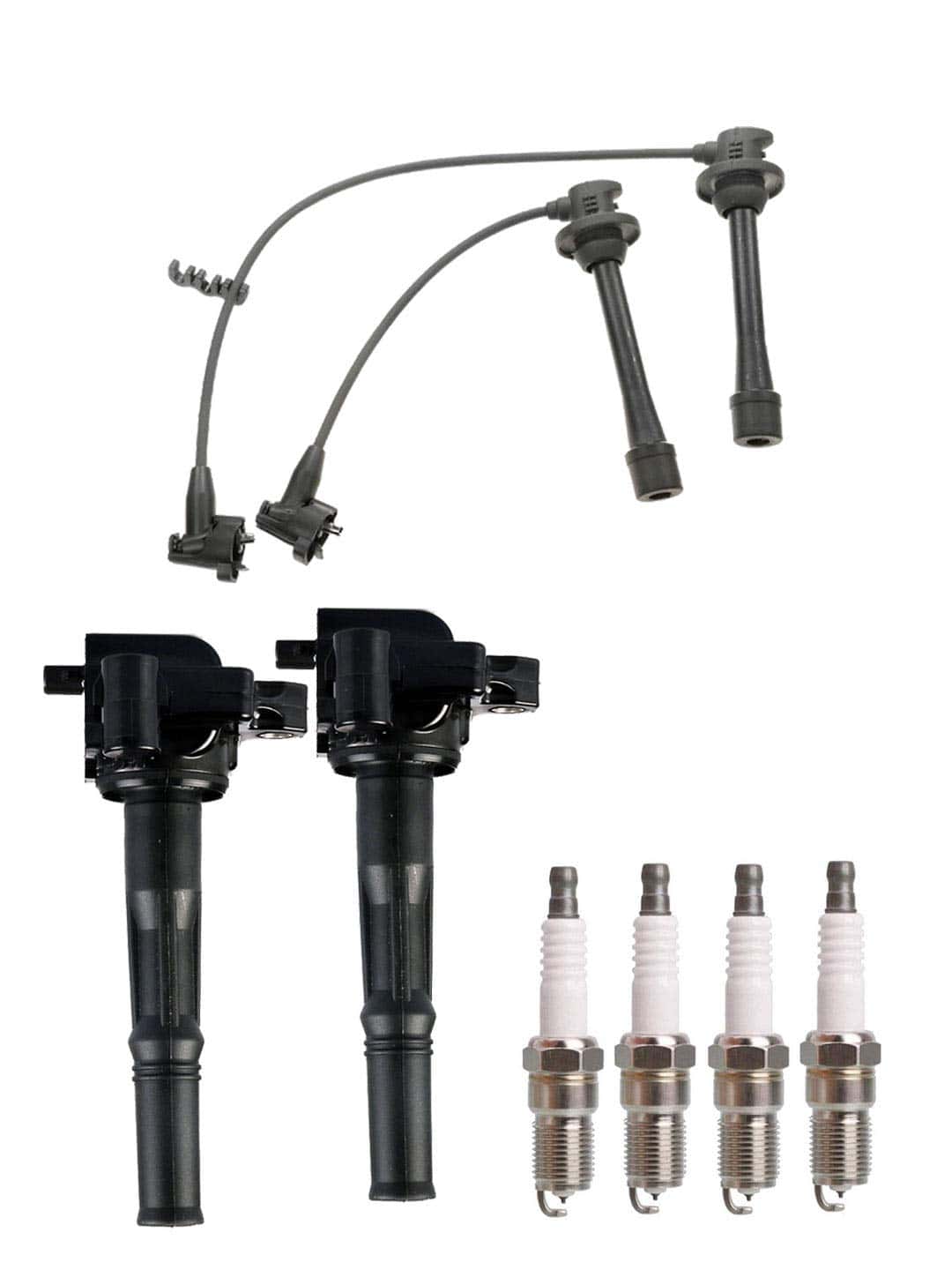 Paquete de 2 Bobinas de Encendido ENA con 4 Bujías de