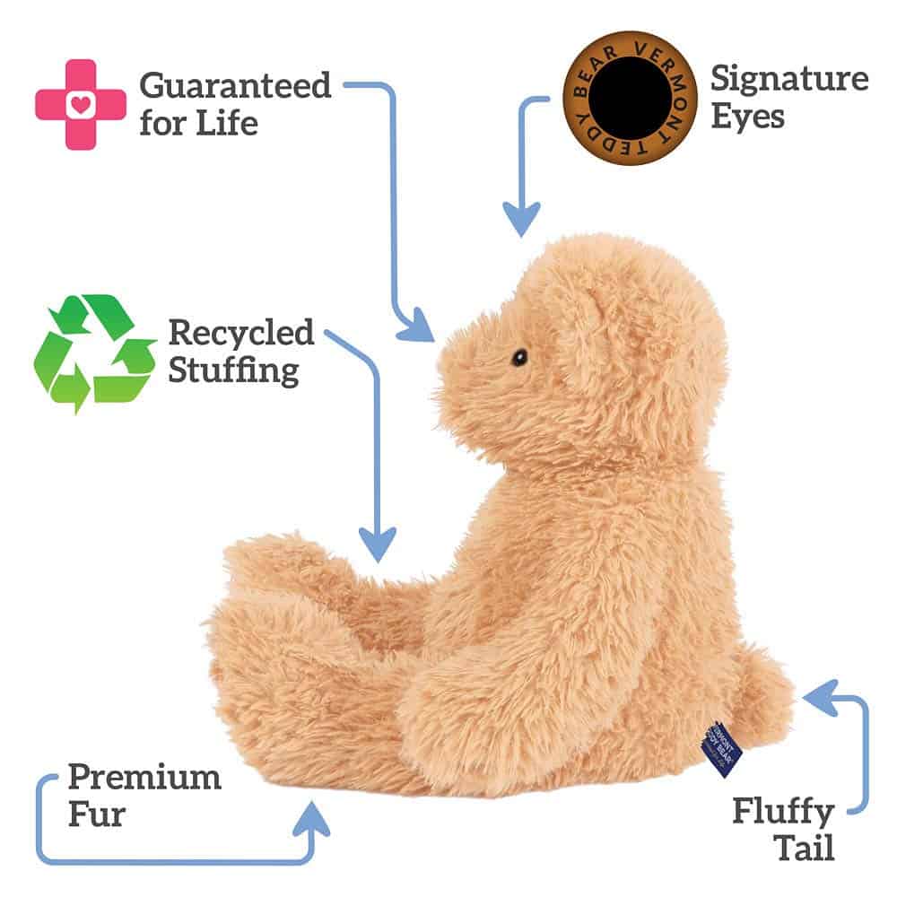 Vermont Teddy Bear Oso de Peluche Clásico - Oso de Peluche - Imagen 4