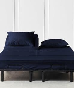 JS Sanders Collection 600TC Juego de sábanas -Azul Marino