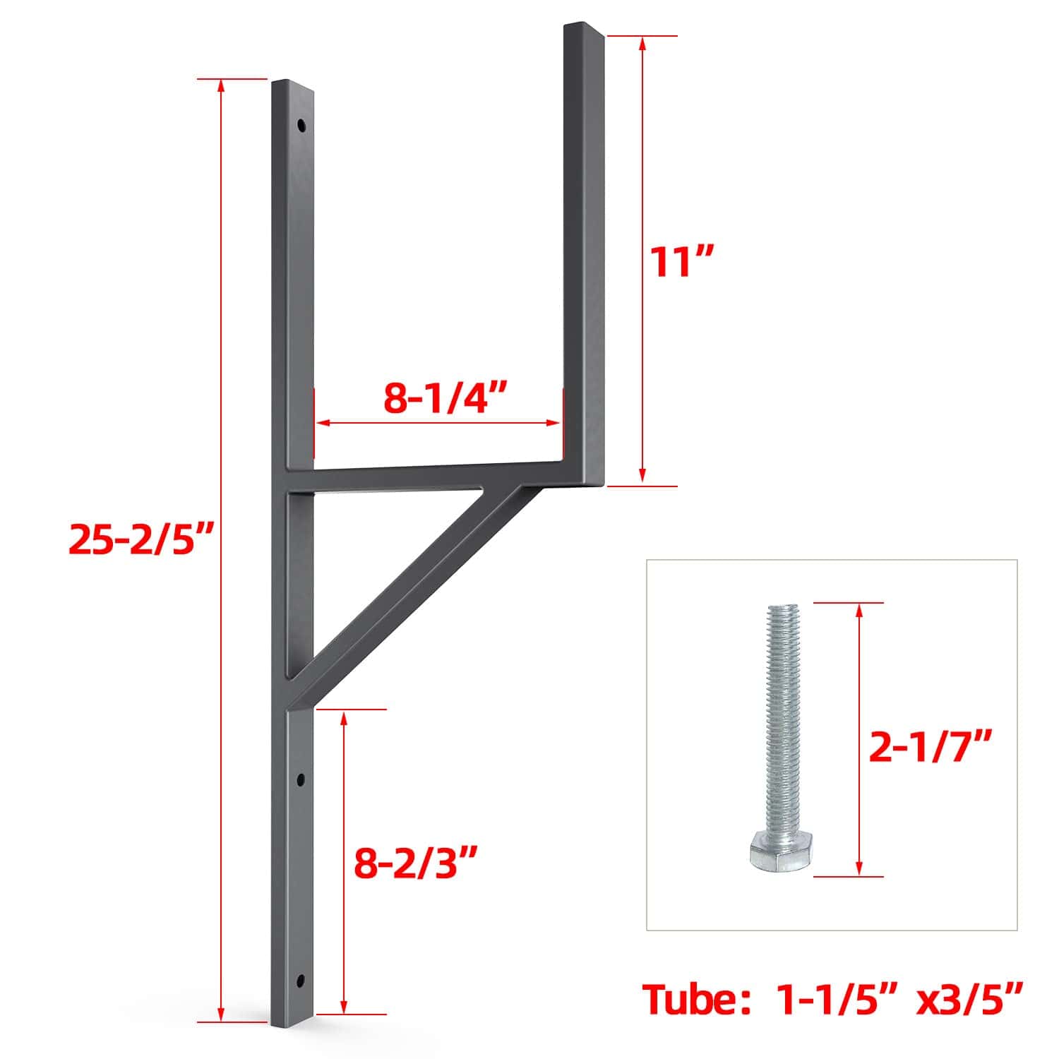Rack de escalera para remolque lateral resistente para - Imagen 3
