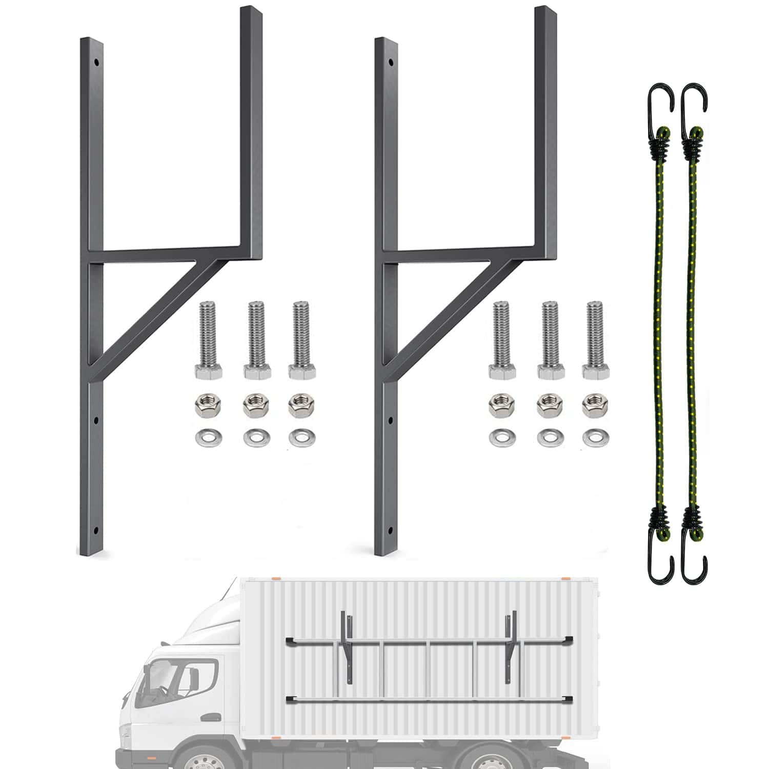Rack de escalera para remolque lateral resistente para - Imagen 8