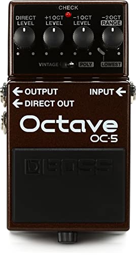 Pedal de Octava Polifónico para Guitarra/Bajo Boss OC-5