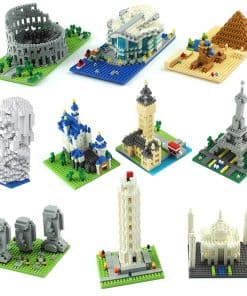 Set de Bloques de Construcción de 10 en 1 de Mini Ciudad de