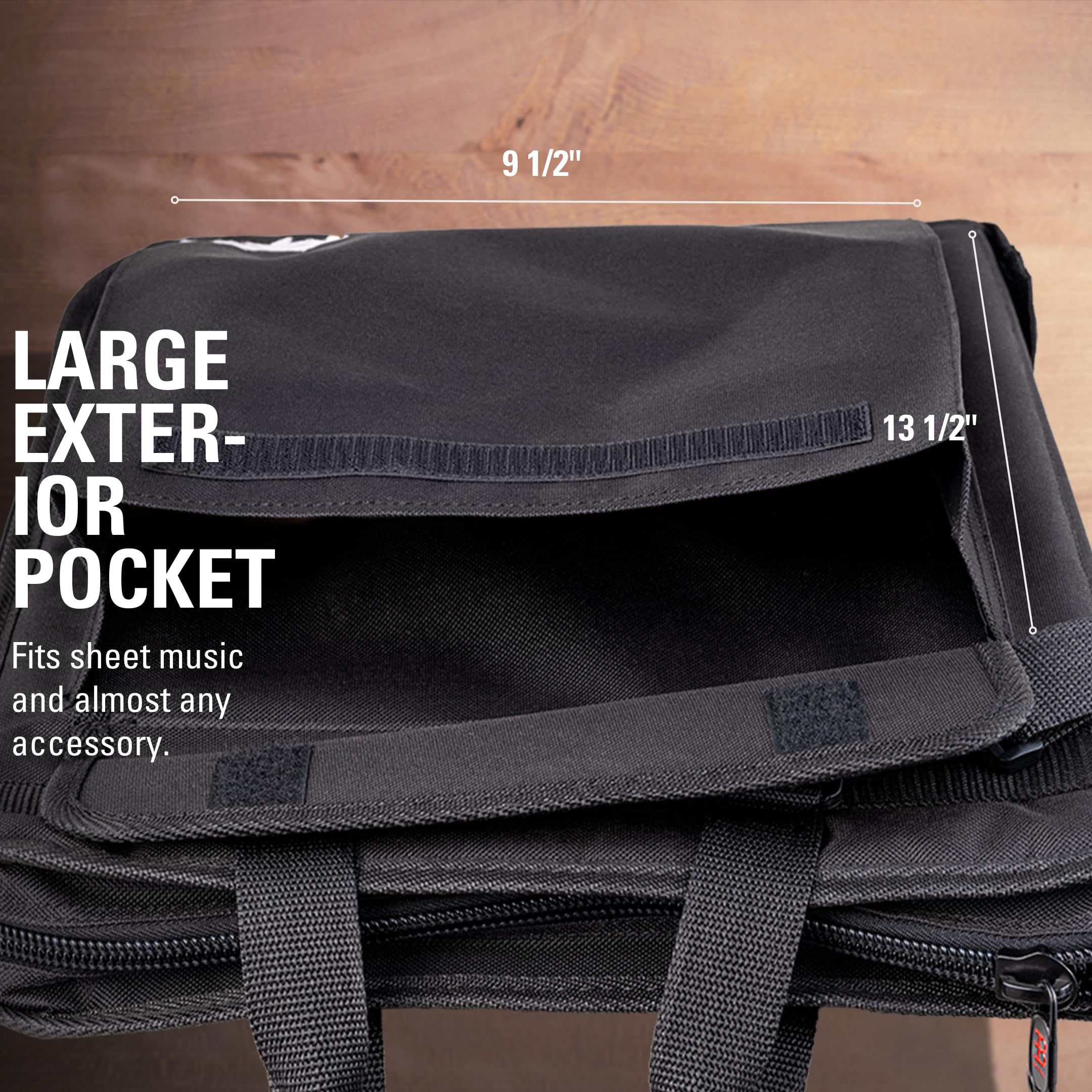Bolso bandolera Meinl Cymbals Professional para baquetas - Imagen 5