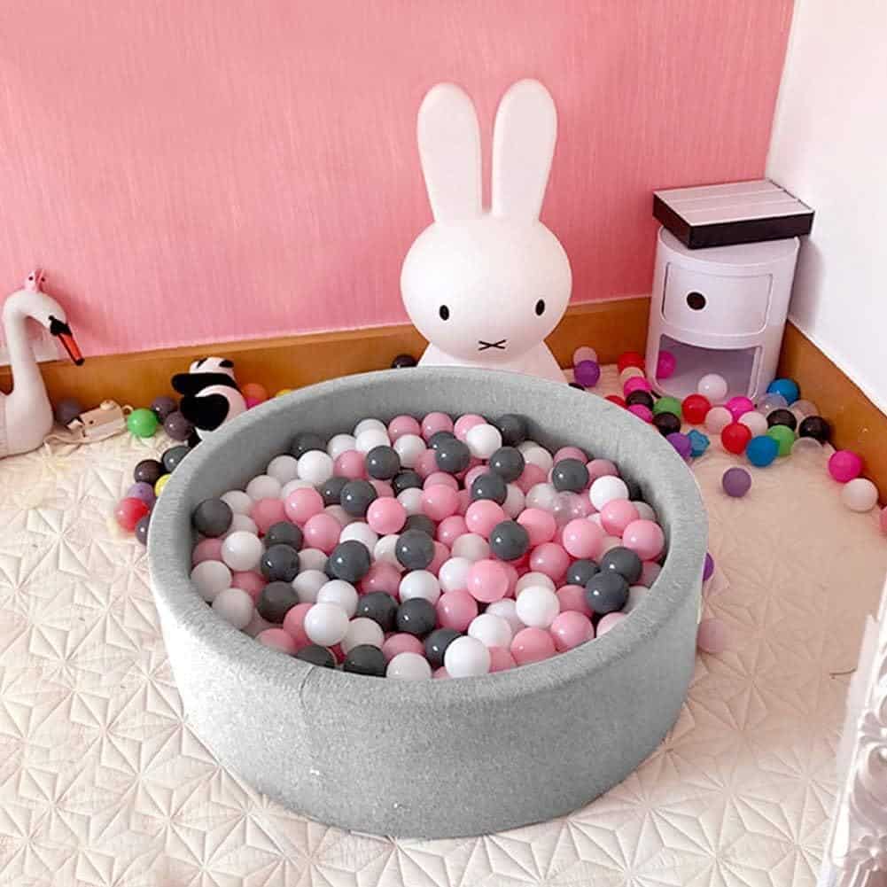 LA FEIER Deluxe Foam Ball Pit Kiddie Balls Pool Juego de - Imagen 8