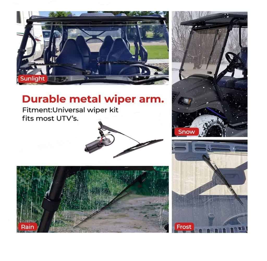 Kit Universal de Motor de Limpiaparabrisas Eléctrico de 12V - Imagen 5