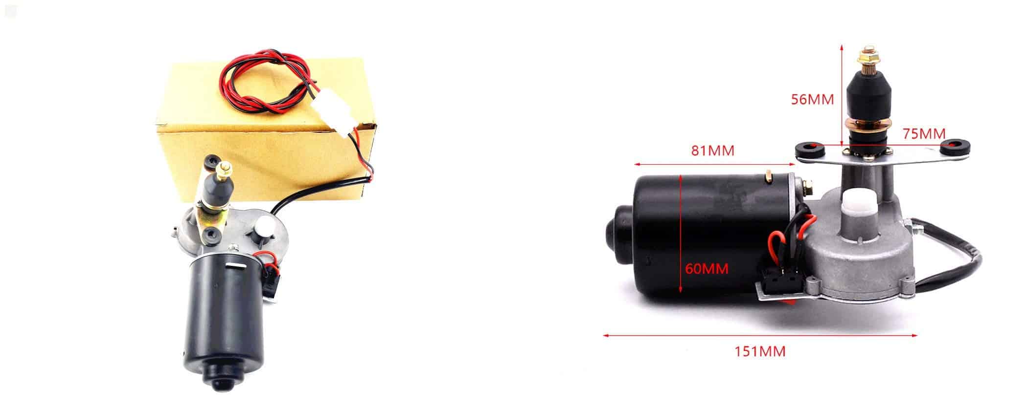 Kit Universal de Motor de Limpiaparabrisas Eléctrico de 12V - Imagen 6