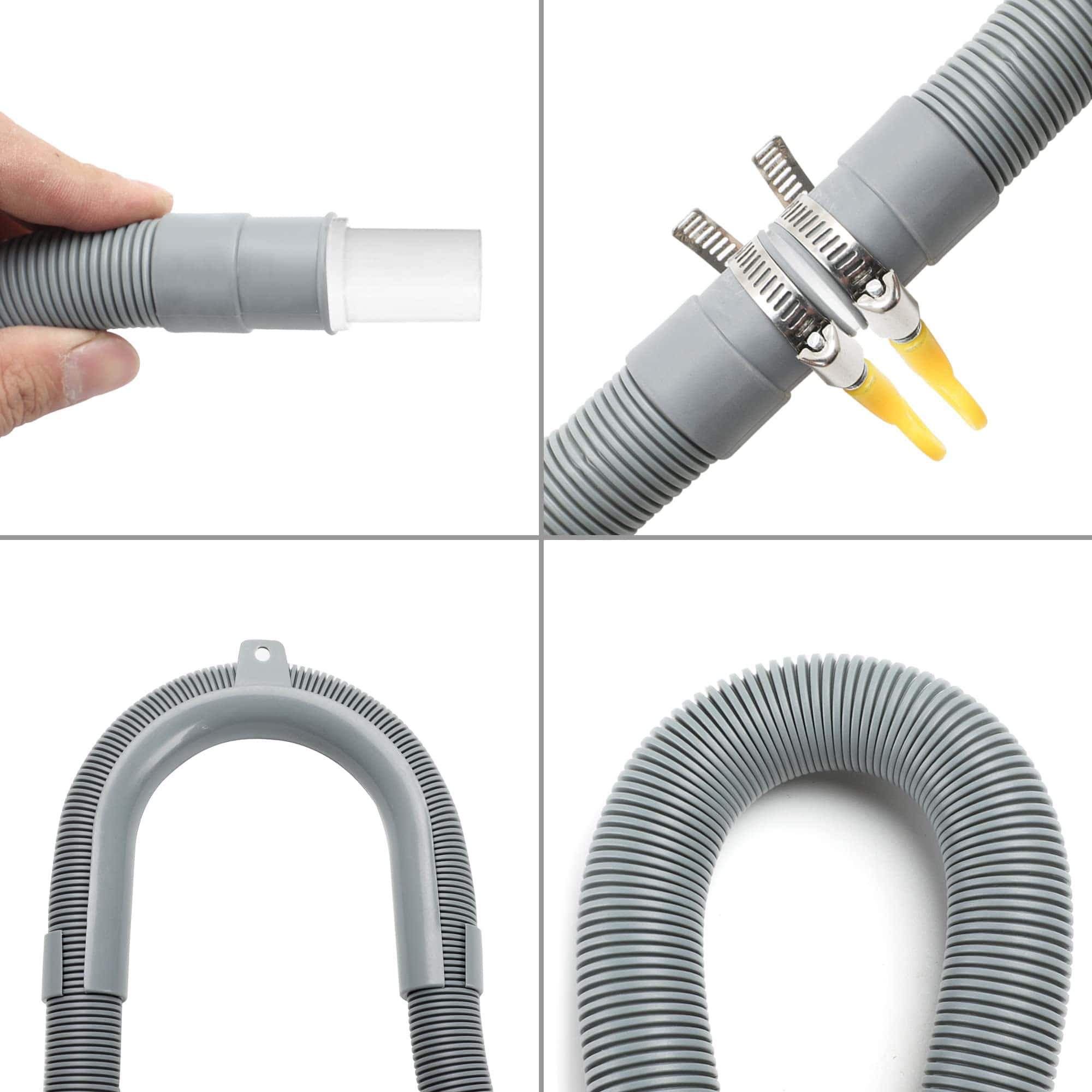 Manguera de desagüe para lavadora KEJJNYER, 10 pies - Imagen 5