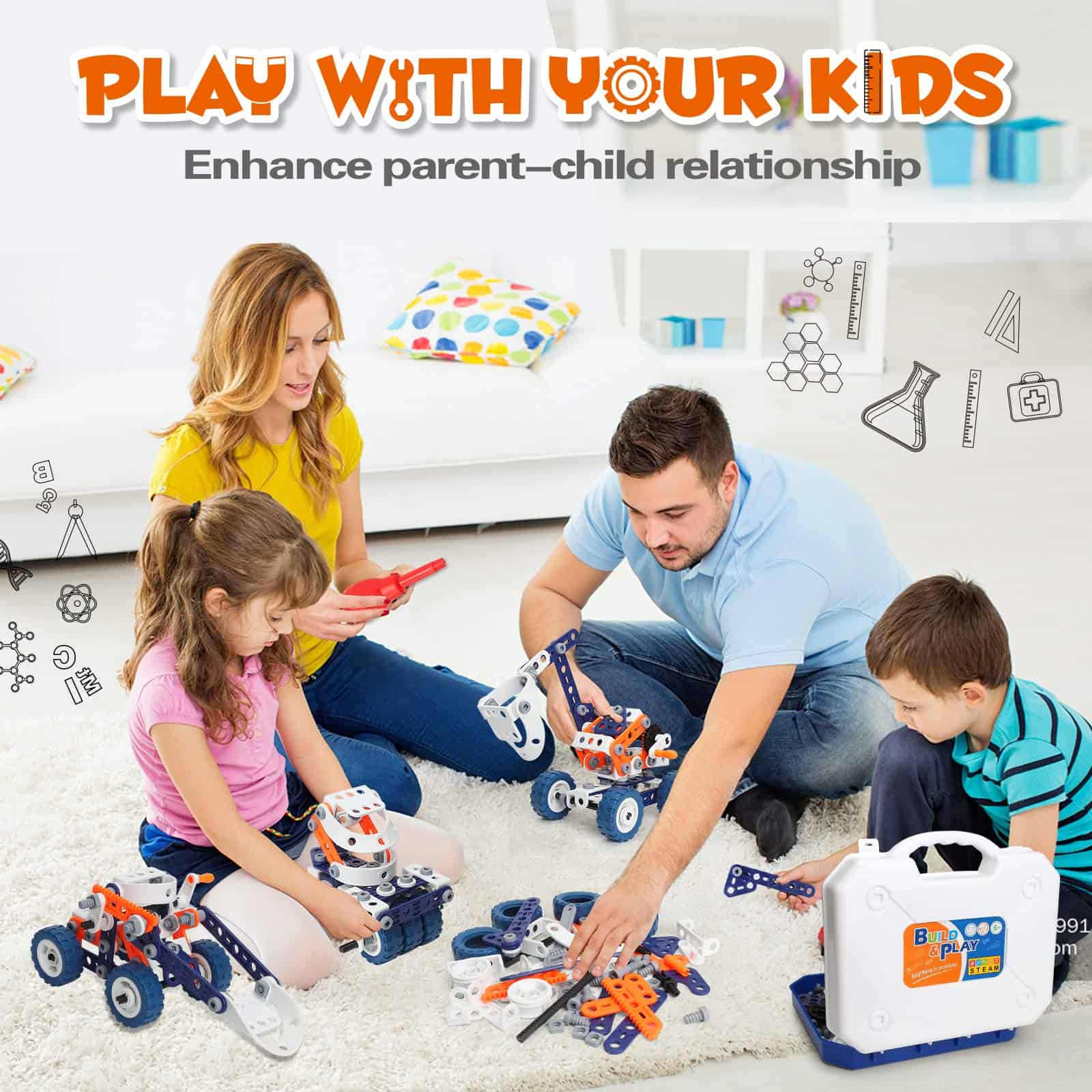 Kit de Juguetes de Construcción para Niños de 8 a 12 Años, - Imagen 6