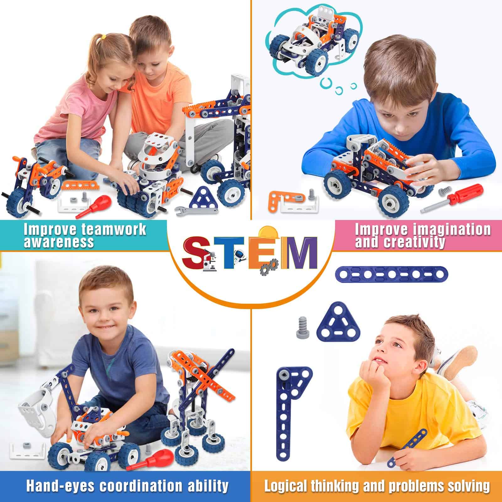 Kit de Juguetes de Construcción para Niños de 8 a 12 Años, - Imagen 3