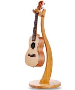 Soporte para Ukulele Miwayer - Hecho a mano de bambú real,