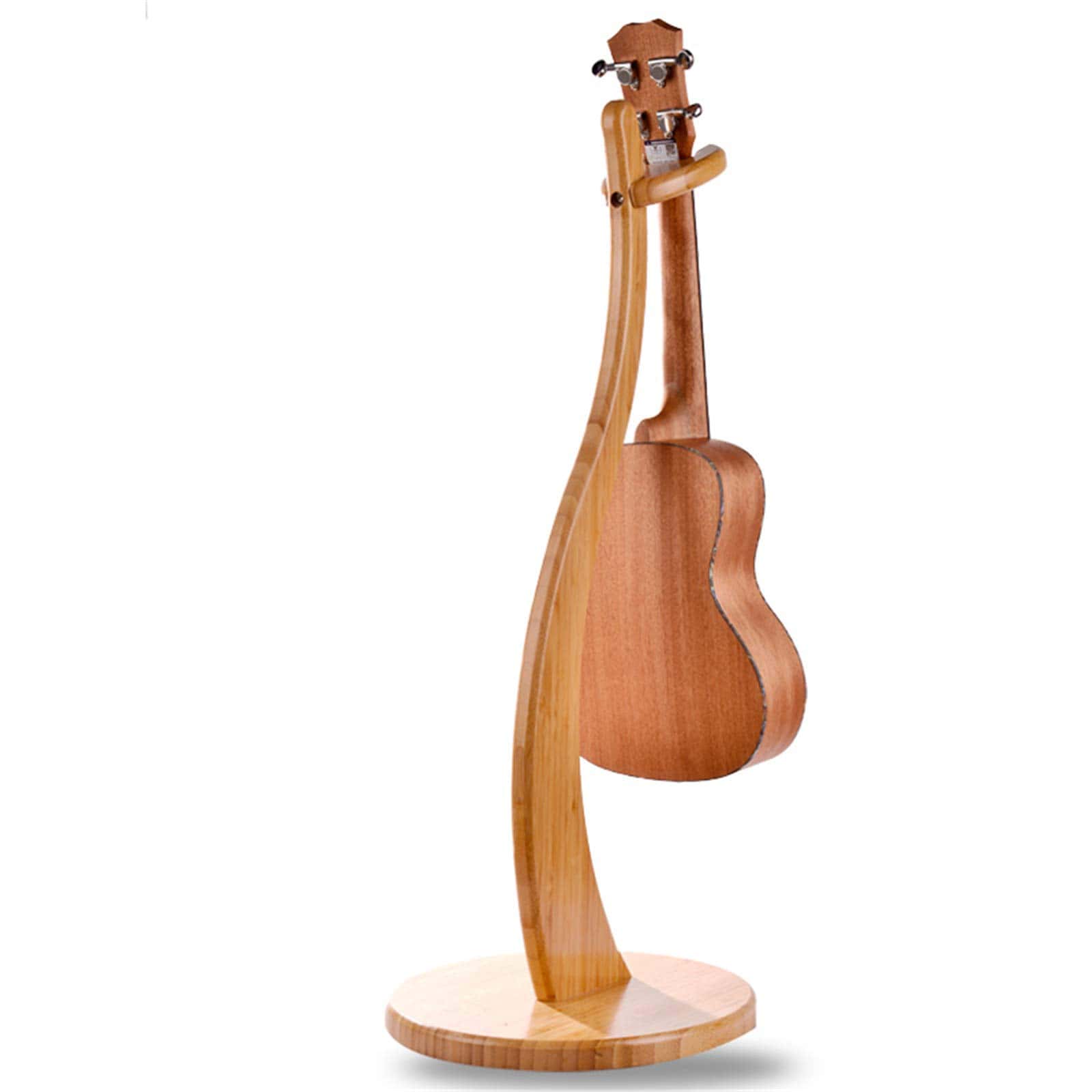 Soporte para Ukulele Miwayer - Hecho a mano de bambú real, - Imagen 3