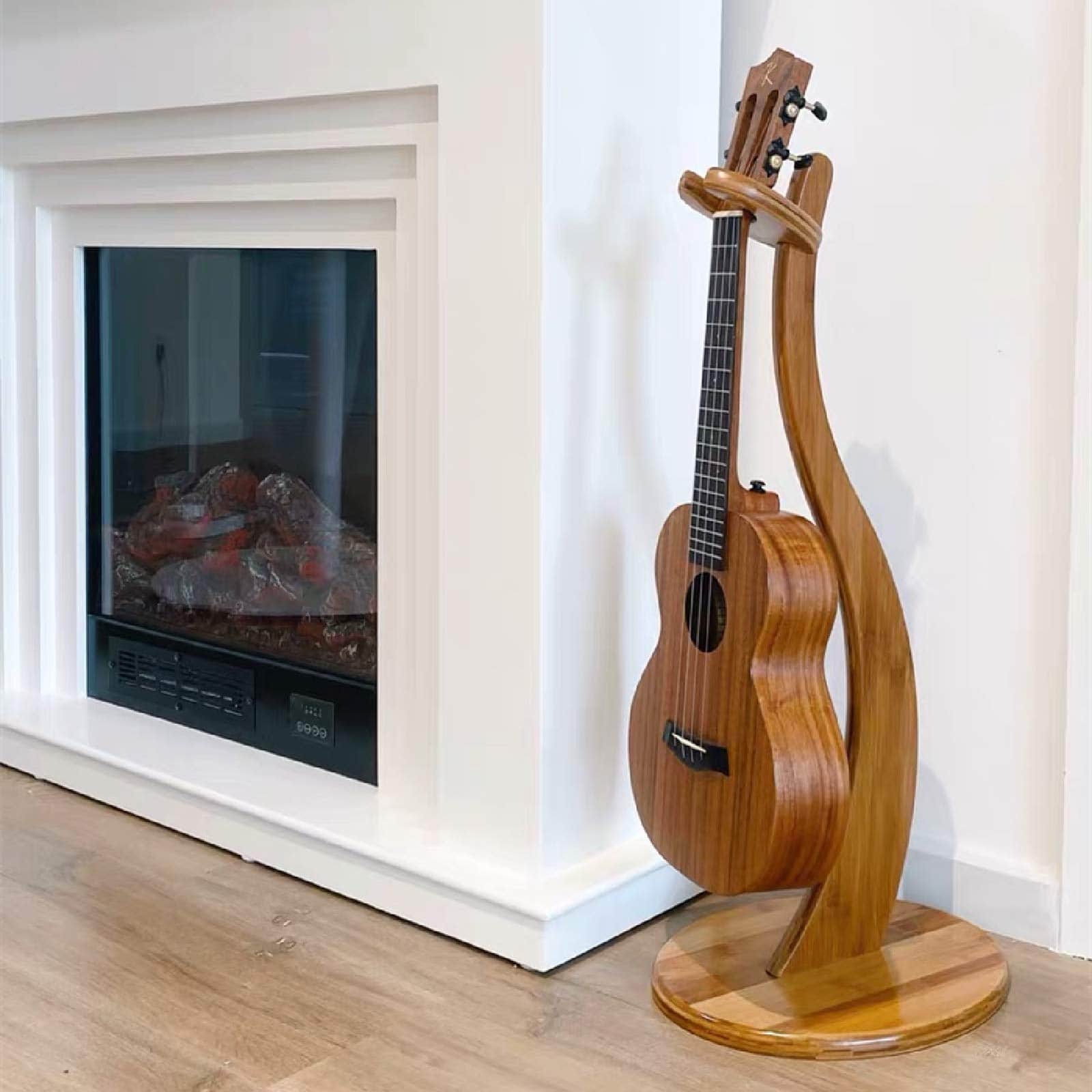 Soporte para Ukulele Miwayer - Hecho a mano de bambú real, - Imagen 10