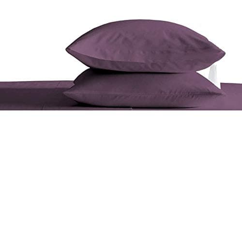 Funda de Almohada Kamas Plum Tamaño Queen Juego de 2, 1000