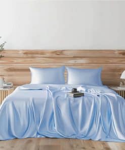 Juego de Sábanas de Satén Candoury 4 Pzas, Tamaño King,