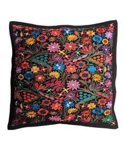 Funda de Cojín Hecha a Mano Mexicana ALKIMIA INC Bordado de