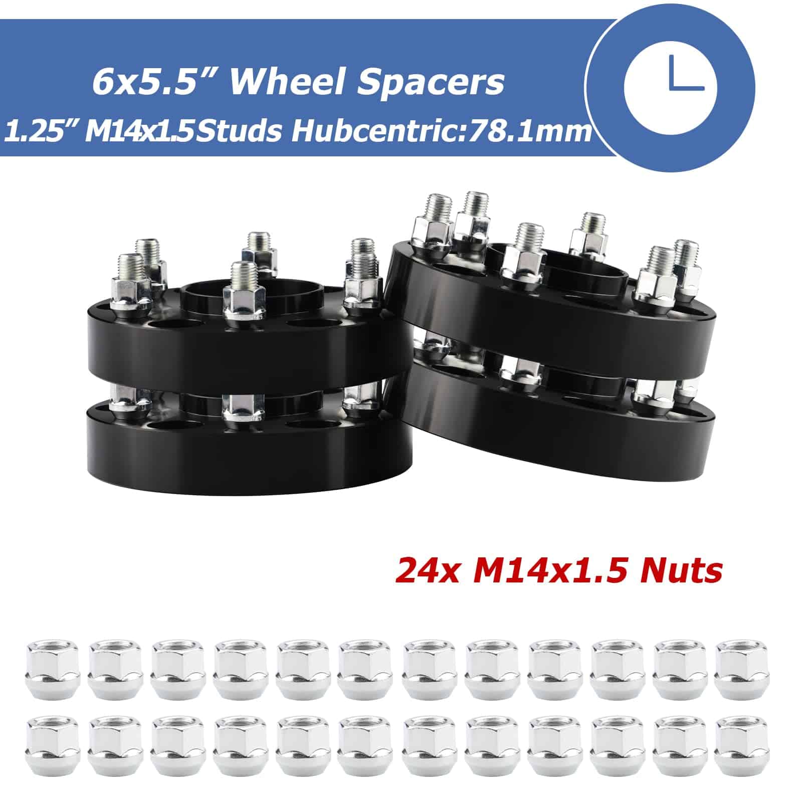 Espaciadores de Rueda EZISOE de 1.25 Pulgadas para - Imagen 4