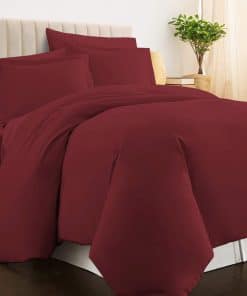 Juego de Funda Nórdica Pizuna Pure 100% -Rojo Río