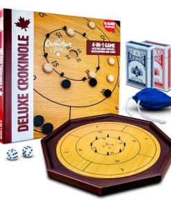 Juego de tablero Deluxe 4 en 1 Tradeopia, ajedrez, damas y