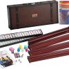 166 American Western Mahjong Mah jongg Set Maletín Edición
