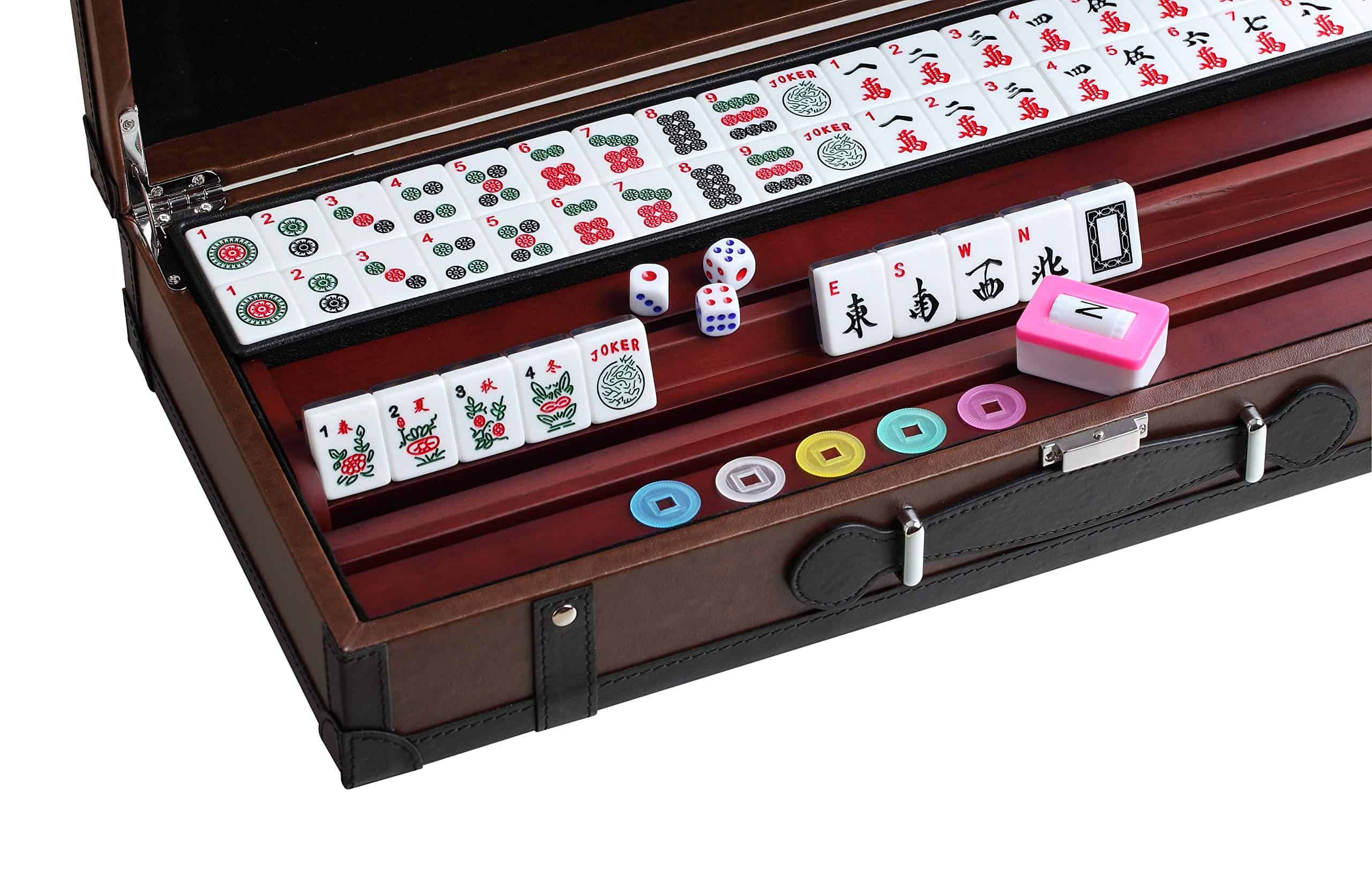 166 American Western Mahjong Mah jongg Set Edición Limitada - Imagen 6