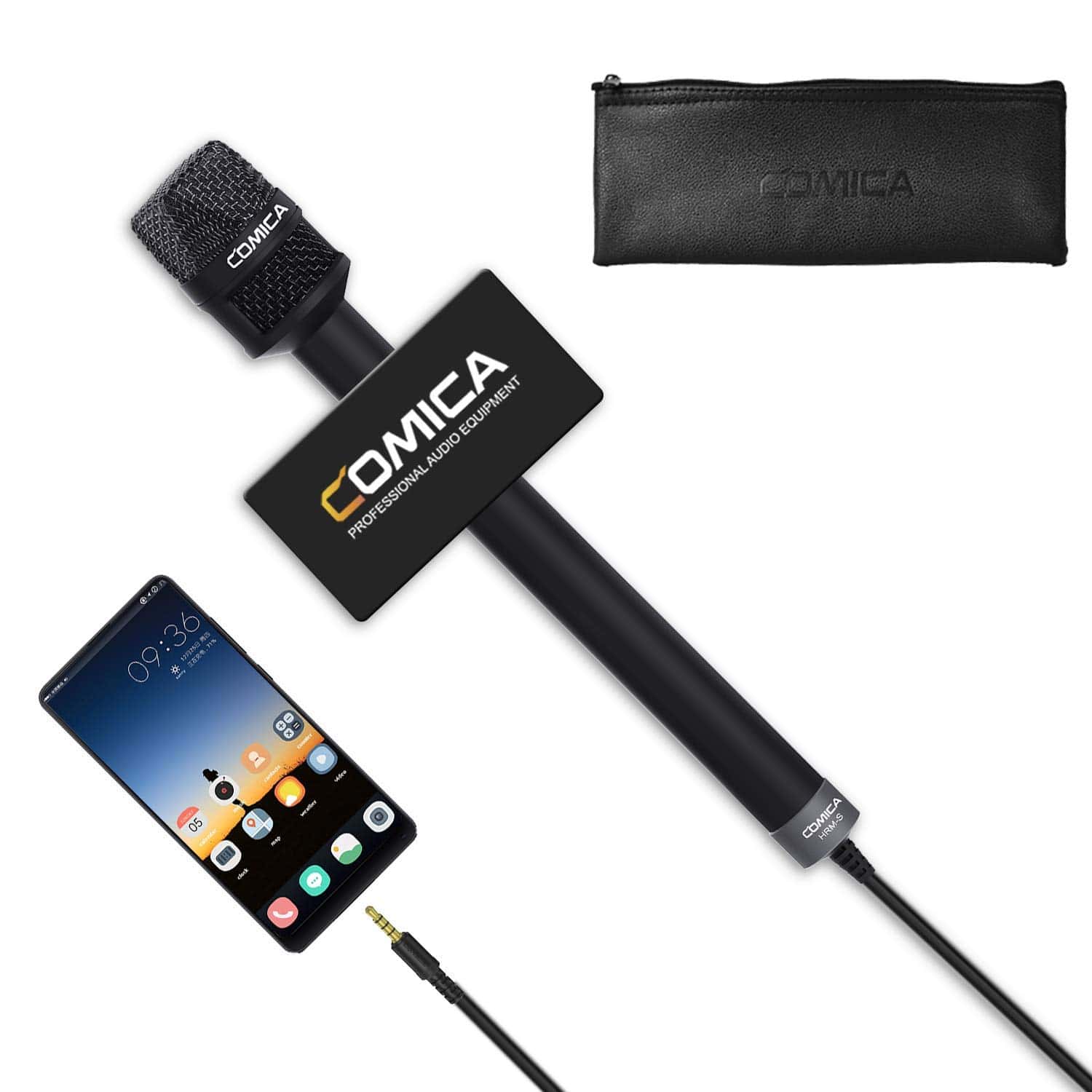 Micrófono de mano con cable Comica HRM-S, micrófono de