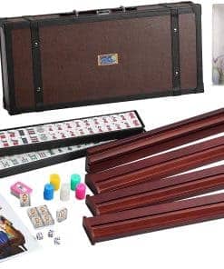 166 American Western Mahjong Mah jongg Set Edición Limitada
