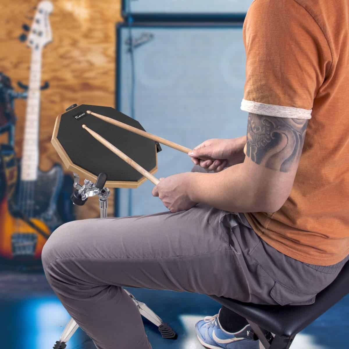 Pad de práctica de batería, Juego de almohadillas de - Imagen 10