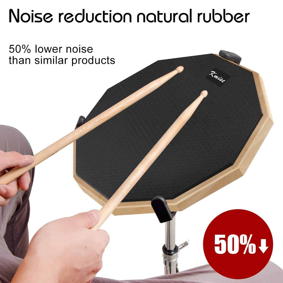 Pad de práctica de batería, Juego de almohadillas de - Imagen 5