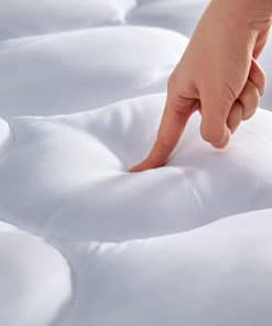 SLEEP ZONE Cubierta Acolchada Ajustada para Colchón Queen -